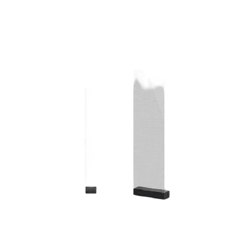 Panel LED Transparente / Pixel Pitch 3.91 mm / 250 x 1,200 mm (4 piezas / 1 m2) / Transparencia 82% / Brillo 1500-5000 nits / SMD1717 / Instalación Pegado-Colgado-Fijo