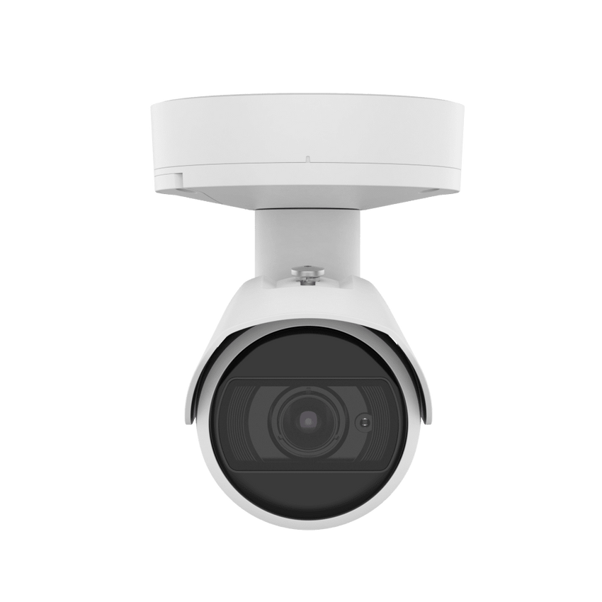 Cámara Bullet AI IR 2 Megapixel (1080p) / Lente 2.8-12 mm / IR 50 m (164 ft) / IP66-IP67-IK10 / Análisis IA / Wisenet 9 / Dual NPU / -40°C a +60°C / PoE