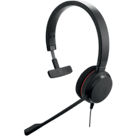 Jabra Evolve 20 Mono con Conexión USB C/A, Micrófono con Cancelación de Ruido de Ultima Generación, Configuración Plug and Play, Certificación Microsoft Teams (4993-823-169)