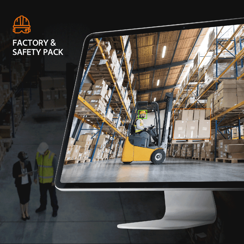 Licencia para camaras HANWHA Serie "P" con inteligencia Artificial solucion de Factory and Safety
