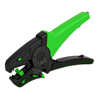 Pelacable Manual / Quickstrip Vario / Capacidad 0.03-16 mm² / Ajuste Automático Sección / Función Corte / Pelado Parcial / Cuchilla Reemplazable / Verde-Negro