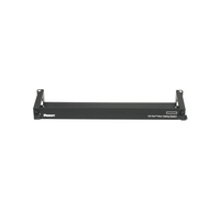 Organizador de Cables Frontal, para Panel de Fibra Óptica HD Flex, de 1 UR, Color Negro