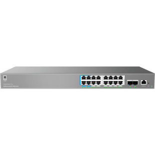 Switch de Red Empresarial L2++ / Serie GWN7800 Pro / 16 Puertos Gigabit PoE 250W / 2 Puertos SFP+ / Gestión Cloud GDMS / VLAN 4K / QoS Avanzado / Seguridad Integral