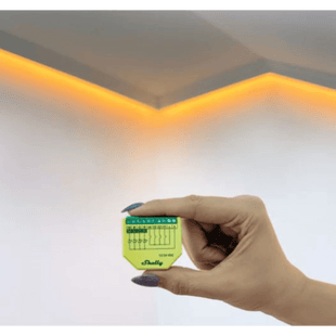 Controlador inteligente inalámbrico WIFI para tiras LED RGB, RGBW/ Nube P2P / Medición de consumo/ Soporta Google y Alexa / 12A
