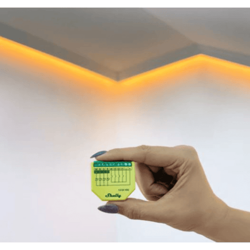 Controlador inteligente inalámbrico WIFI para tiras LED RGB, RGBW/ Nube P2P / Medición de consumo/ Soporta Google y Alexa / 12A