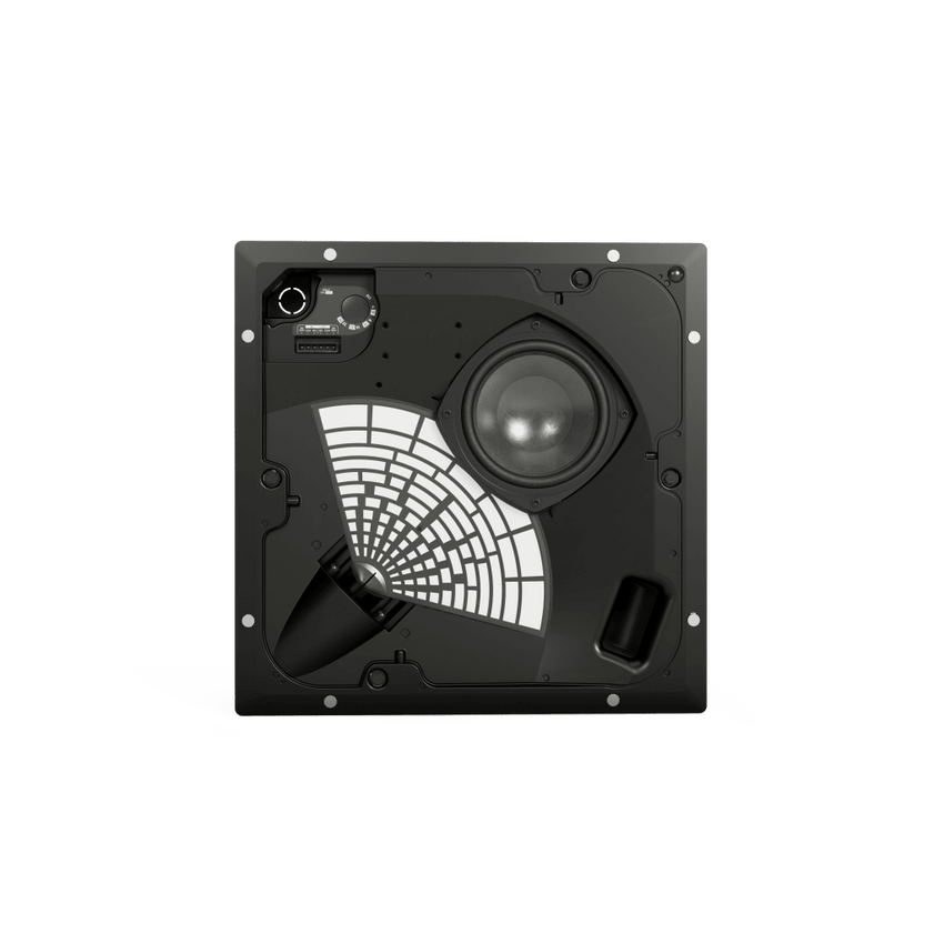 Altavoz Direccional EdgeMax | Bajo Perfil | Cobertura 180° | Montaje en Techo | Crossover Pasivo de 2 Vías | Alta y Baja Impedancia | Tecnología PhaseGuide