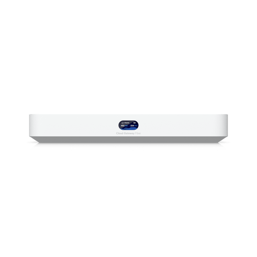 UCG Fiber Cloud Gateway de 10G de Escritorio con Switch Integrado de 4 Puertos 2.5 GbE y 1 Puerto 10G SFP+, Compatibilidad Total con Full Stack UniFi