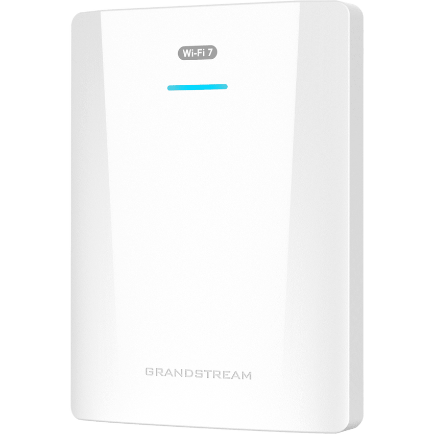 Punto de Acceso Wi-Fi 7 para Pared / GWN7670WM / MIMO 2x2:2 DL-UL OFDMA / Modulación 4096 QAM / 2.5G Ethernet PoE+ / Hasta 256 Clientes / QoS Avanzado / Cobertura 175 mts / Gestión Integrada y en la Nube
