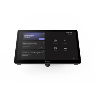 Pantalla Tactil MTouch Plus para Sistemas Microsoft Teams Rooms Yealink con Diseño Avanzado y Control Colaborativo