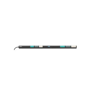 PDU Inteligente Monitoreable EL2P para Distribución de Energía, Enchufe de Entrada IEC 60309 3P+N+E 6h 16A (IP44), 21 Salidas C13/C15 y 21 C13/C15/C19/C21, de Instalación Vertical, 230 Vca, 16 Amp
