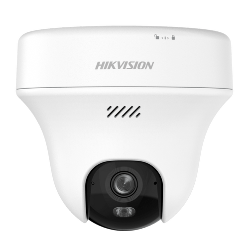 Turret PT IP 3 Megapixel (2K) Megapixel / Lente 2.8 mm / Dual Light (10 mts IR + 10 mts Luz Blanca) / Wi-Fi 6 / Interior / ACUSENSE / dWDR  / H.265 / Audio Bidireccional (Micrófono y Bocina) / 5 VCD