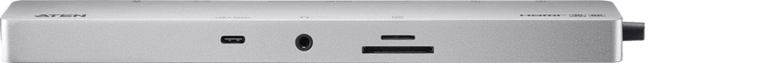 Dock Multipuerto USB-C | 11 en 1 | 8K Single o Dual 4K | PD 100W | USB 3.2 Gen 1 | Ethernet Gigabit | SD MicroSD | Aluminio