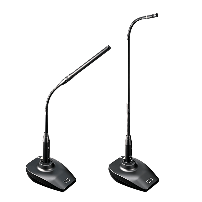 Transmisor de Micrófono de Mesa | System 20 PRO | Conector XLR-F para Micrófono Gooseneck | Batería de Ión-Litio | Pantalla OLED | USB Type-C | 10-20 Canales Simultáneos | AES128