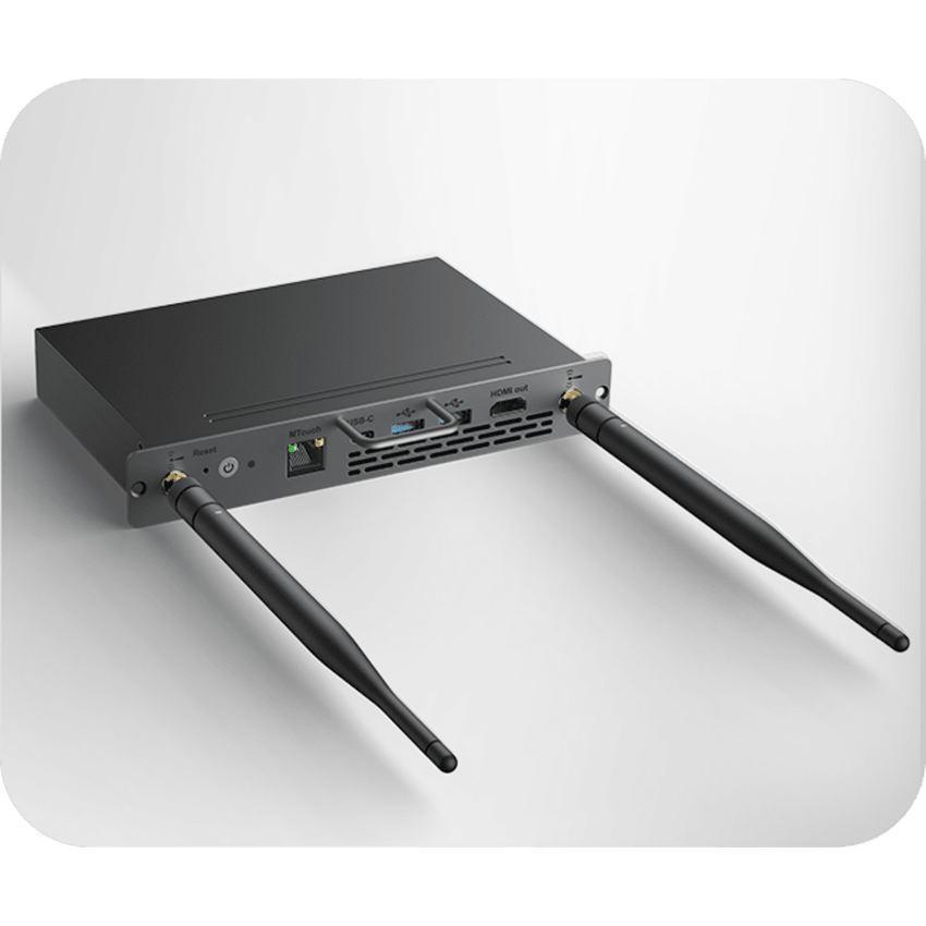 Módulo de Cómputo MCore-OPS-T para MeetingBoard 65”, 75” y 86” con Windows 11 IoT optimizado para Teams Rooms