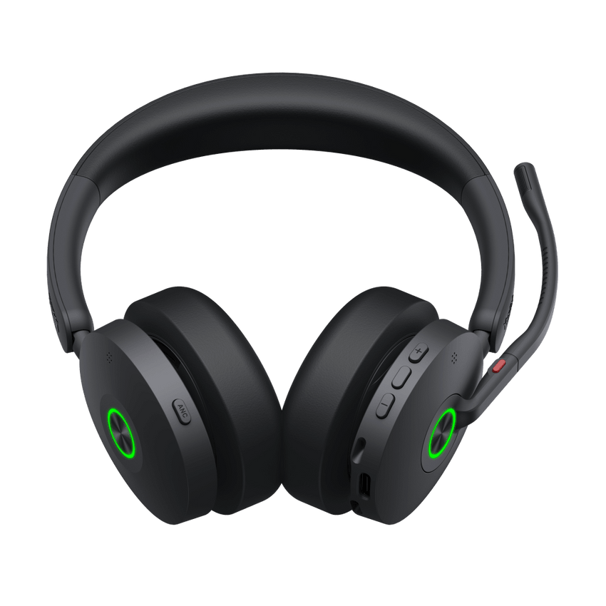 Diadema Inalámbrica BH74-UC de Yealink con Cancelación Activa de Ruido, Acoustic Shield y Batería Prolongada