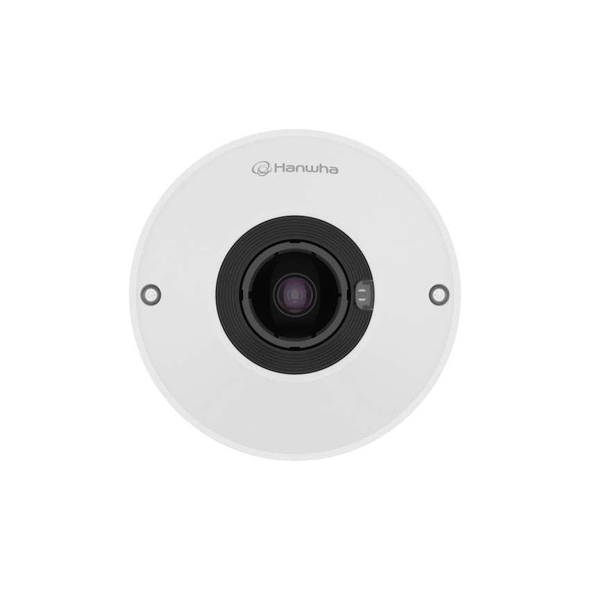 Cámara Ojo de Pez AI 12MP / Resolución 3584x2688 / Lente 1.76mm F1.8 / WDR 120dB / WiseNR II AI / Detección Persona-Vehiculo / PoE 7.3W / IP42