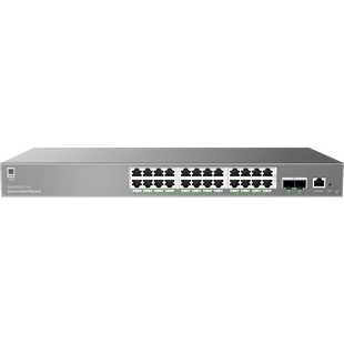 Switch de Red Empresarial L2++ / Serie GWN7800 Pro / 24 Puertos Gigabit PoE 250W / 2 Puertos SFP+ / Gestión Cloud GDMS / VLAN 4K / QoS Avanzado / Seguridad Integral