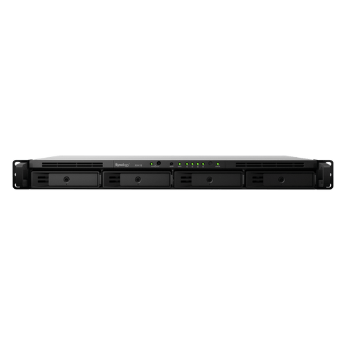 Unidad de Expansión Synology RX418 | 4 Bahías SATA HDD/SSD 3.5" y 2.5" | eSATA | Profundidad 30 cm | Compatible con RackStation 1U | Administración DSM.