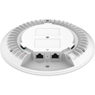 Punto de Acceso Wi-Fi 7 GWN7670 / 3.6 Gbps Inalámbrico / 5 Gbps Cableado / MIMO 2x2:2 / 256 Clientes Simultáneos / PoE+ / Montaje en Pared o Techo / BLE 5.3 / Controlador Integrado