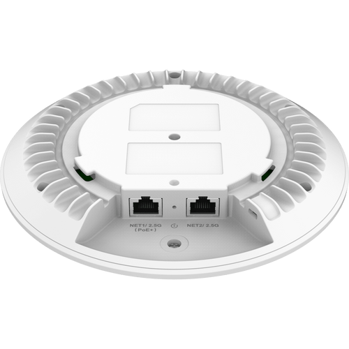 Punto de Acceso Wi-Fi 7 GWN7670 / 3.6 Gbps Inalámbrico / 5 Gbps Cableado / MIMO 2x2:2 / 256 Clientes Simultáneos / PoE+ / Montaje en Pared o Techo / BLE 5.3 / Controlador Integrado