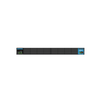Chasis Para 9 Transmisores FMPS Clase 4, Hasta 4800 W de Potencia, Tarjeta de Red Incluida, 1 UR, Color Negro