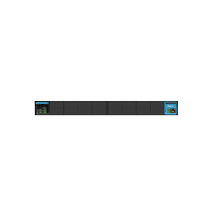 Chasis Para 9 Transmisores FMPS Clase 4, Hasta 4800 W de Potencia, Tarjeta de Red Incluida, 1 UR, Color Negro