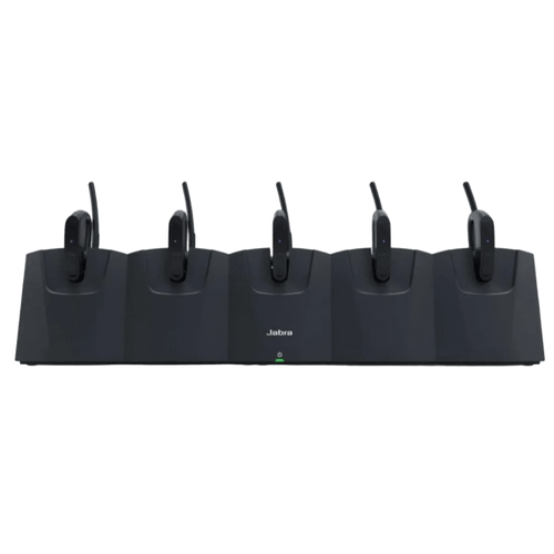 Estación de Carga / 5 Bays / Para Headset Perform 45 / Actualización Firmware USB / LED Indicadores / Rack 19 pulgadas / 2 Años Garantía