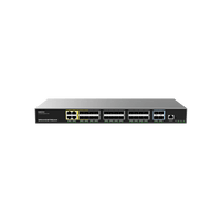 Switch de Agregación Capa 3 / 4 Puertos Gigabit Ethernet / 24 Puertos Gigabit SFP / 4 Puertos 10Gigabit SFP+ / QoS Integrada / Soporte IPv6 e IPv4 / Seguridad Avanzada / Stacking /