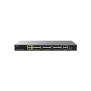 Switch de Agregación Capa 3 / 4 Puertos Gigabit Ethernet / 24 Puertos Gigabit SFP / 4 Puertos 10Gigabit SFP+ / QoS Integrada / Soporte IPv6 e IPv4 / Seguridad Avanzada / Stacking /