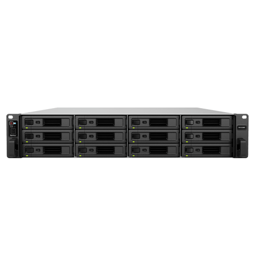 Unidad de Expansión Synology RX1225RP | 12 Bahías para Unidades 3.5" y 2.5" SATA HDD/SSD | Intercambio en Caliente | Fuente de Alimentación Redundante | Compatible con Synology DSM .