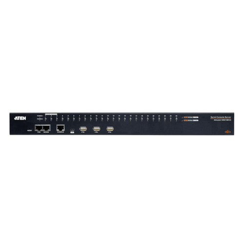 Servidor de Consola Serie 48 Puertos / Acceso Remoto Seguro In-Band y Out-of-Band / Dual Ethernet y Dual Power / Monitoreo Ambiental / FIPS 140-2