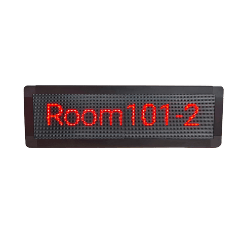 Pantalla LED de Pasillo para Hospital/Asilos, Doble Cara, Matriz 128×32, Indicadores RGB, Para Solución de Enfermería Fanvil