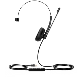 Diadema Alámbrica UH34 Mono de Yealink USB Compatible con Teléfonos IP y Computadoras.