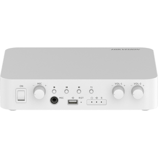 Amplificador | Bluetooth | 2 Canales | 40 W por Canal | 100V | Hik-Connect | Una Zona | Musica Ambiental