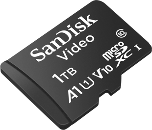Memoria microSD SanDisk 1TB (1024GB) / Alta Resistencia / Videovigilancia / Clase 10