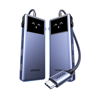 Hub USB-C 7 en 1 / USB-C a HDMI 4K 60Hz / 2x USB-A 3.0 + USB-C 3.0 + USB-A 2.0 / Gigabit Ethernet / PD 100W / Cable 20 cm (7.9 in)