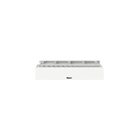 Organizador de Cables Horizontal NetManager de Alta Densidad, Doble (Frontal y Posterior), Para Rack de 19in, 2UR, Color Blanco