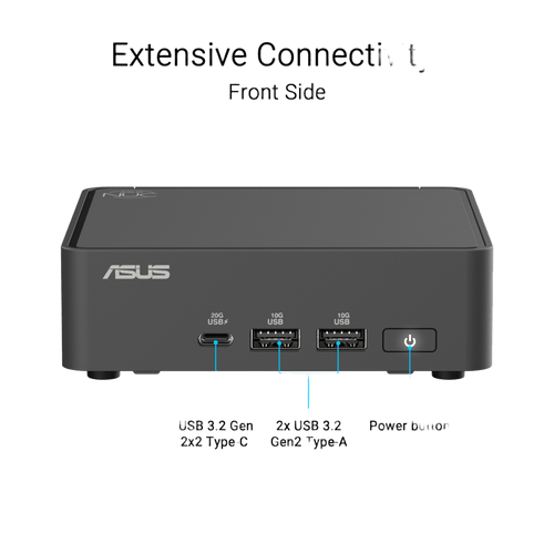 Mini PC NUC Barebone / Core i5 -210H / WiFi 7 y 2.5 GbE / Bluetooth / incluye Memoria RAM, SSD y S.O. /  Incluye Fuente