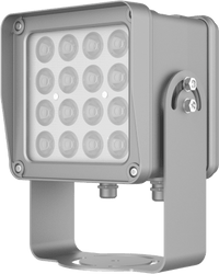 Lampara IR de Luz Continua / 16 Lámparas LED / Distancia Efectiva 16 a 25 metros / Cobertura 40° / Exterior IP66