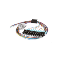 Kit de 12 Pigtails con Conector LC, Multimodo 50/125 OM3, 900um, de 1 Metro (3.28 Pies)