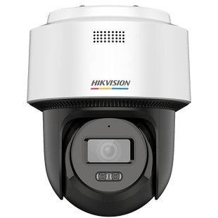 [ColorVu + Dual Light] Cámara Exterior PT TurboHD 3K  / Audio Bidireccional y Sirena / Luz Blanca 40 m / IP66 / -30°C a 60°C / Material Plástico