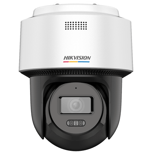 [ColorVu + Dual Light] Cámara Exterior PT TurboHD 3K  / Audio Bidireccional y Sirena / Luz Blanca 40 m / IP66 / -30°C a 60°C / Material Plástico