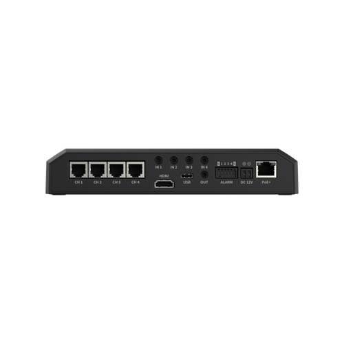 Modulo para camaras pinhole lentes remotos AI 4 Canales 2MP / Análisis Inteligente IVA / WiseStream AI / 4 Entradas Audio / PoE+ / Secure Element FIPS 140-3