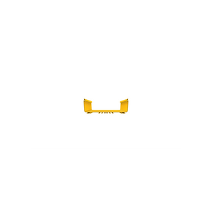 Canaleta FiberRunner™ 12X4, de PVC Rígido, Color Amarillo, 3 m. de Largo