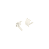 Unión recta de base, para uso con canaleta T70, Material PVC Rígido, Color Blanco