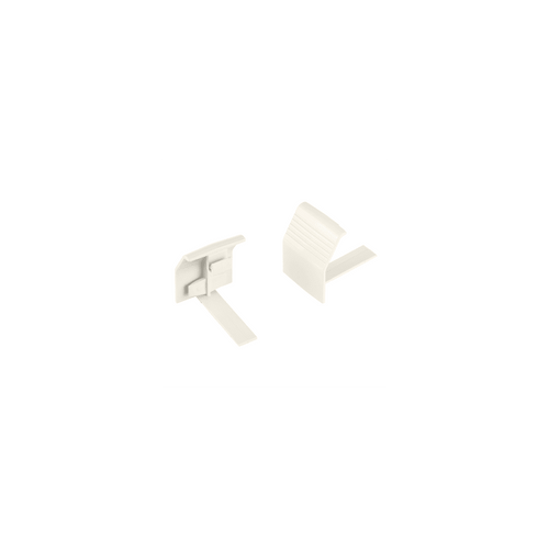 Unión recta de base, para uso con canaleta T70, Material PVC Rígido, Color Blanco