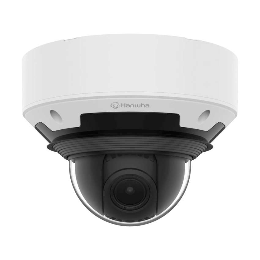 Cámara Domo Exterior Antivandálica AI 4MP / Sensor 1/1.8" CMOS / Zoom Varifocal Motorizado 2.0x (4.6-9.35mm) / WiseIR 30 mts / Inteligencia Artificial Avanzada / Detección Persona-Vehiculo-Matrícula / IP67-IP66-IP6K9K-IK11