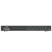 Switch de Video Matrix 4x4 HDMI 2.0 | 18Gbps Ancho de Banda | 4K2K@60Hz Resolución | 4 Entradas 4 Salidas HDMI | Audio LPCM y Dolby Digital | Control TCP-IP y RS-232 | Conectores Phoenix para Audio | Metal Enclosure