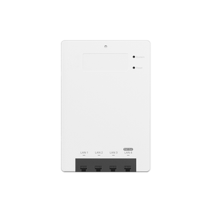Punto de Acceso Mesh Wi-Fi 6 para interior en pared, hasta 320 usuarios ideal para Hotelería u Oficina.