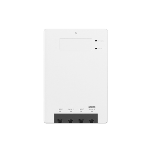 Punto de Acceso Mesh Wi-Fi 6 para interior en pared, hasta 320 usuarios ideal para Hotelería u Oficina.
